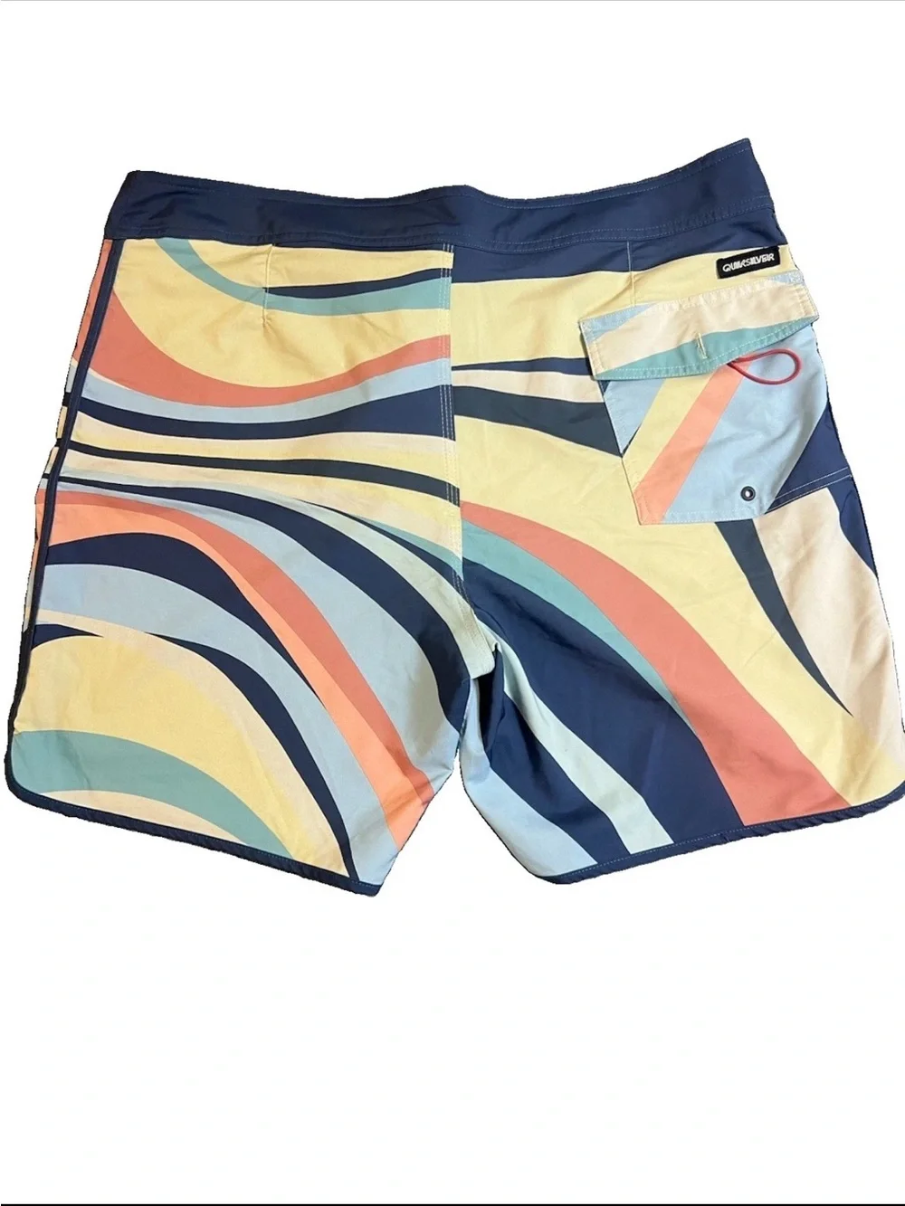 Quiksilver Highline Boardshorts Men's Size 40 Colorful Abstract Surfer Skater